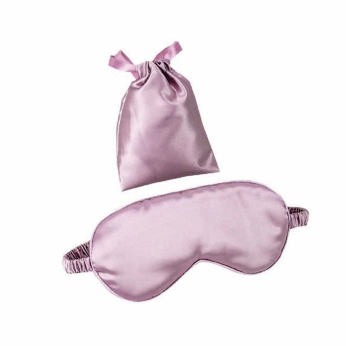 Silk Eye Mask with Pouch Gift Bag Pack for Sleeping