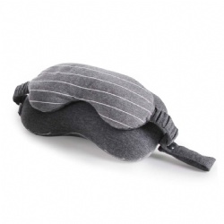 Stripe Microbead Filling Travel Neck Pillow