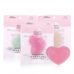 Heart Shape Konjac Face Sponge