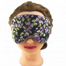 Custom Pattern Flower Satin Eyeshade